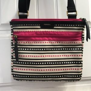Fossil Eliza Crossbody Polkadot Bag